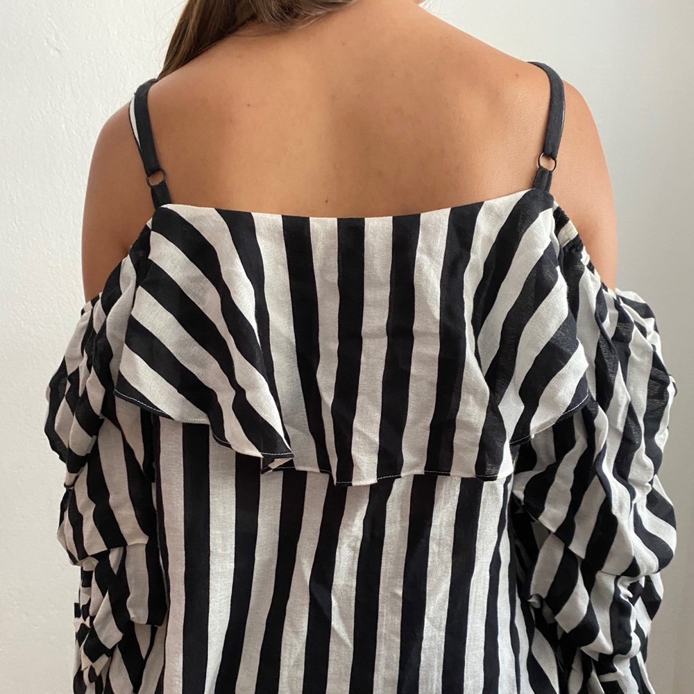 Black and White Boho Top - Picture 10 of 14